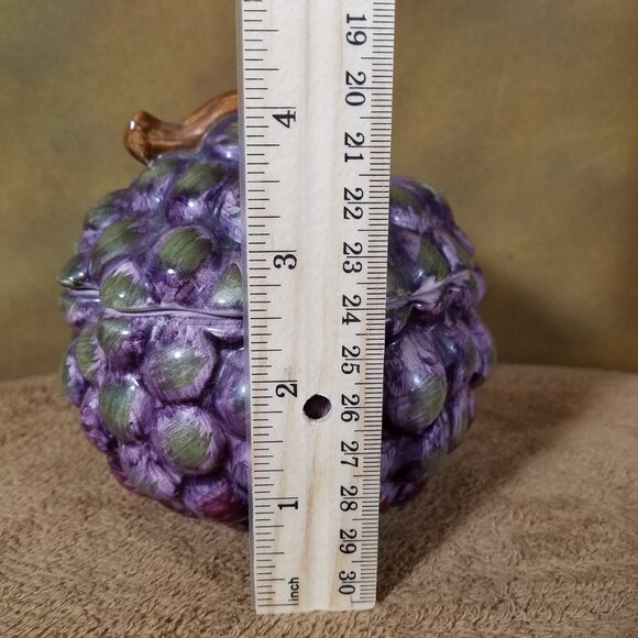 Ceramic Bunch of Grapes Trinket Holder - Picture 6 of 6